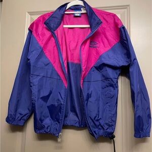Umbro Pink and Blue Varsity Jacket